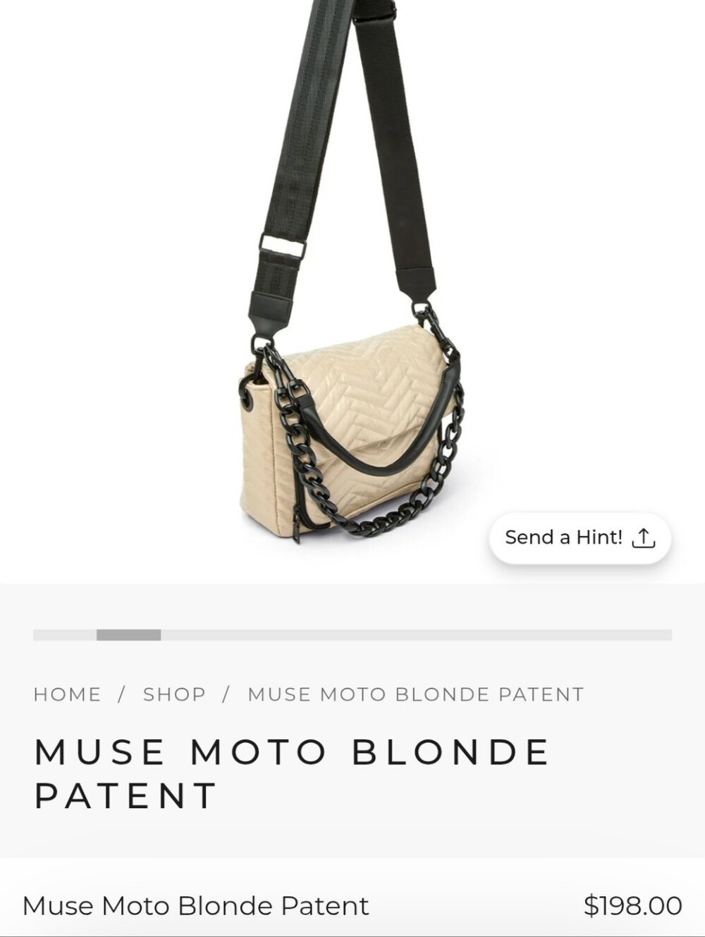Think Royln Quilted Shoulder Bag